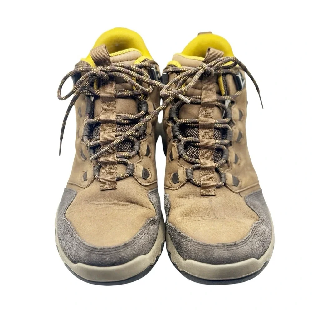 Teva Arrowood Lux Mid Waterproof Boots Men 7.5 Brown Beige